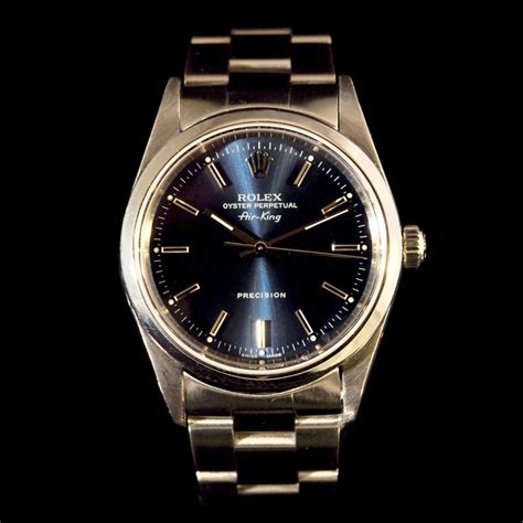 rolex air king 14000 indossato|rolex air king price guide.